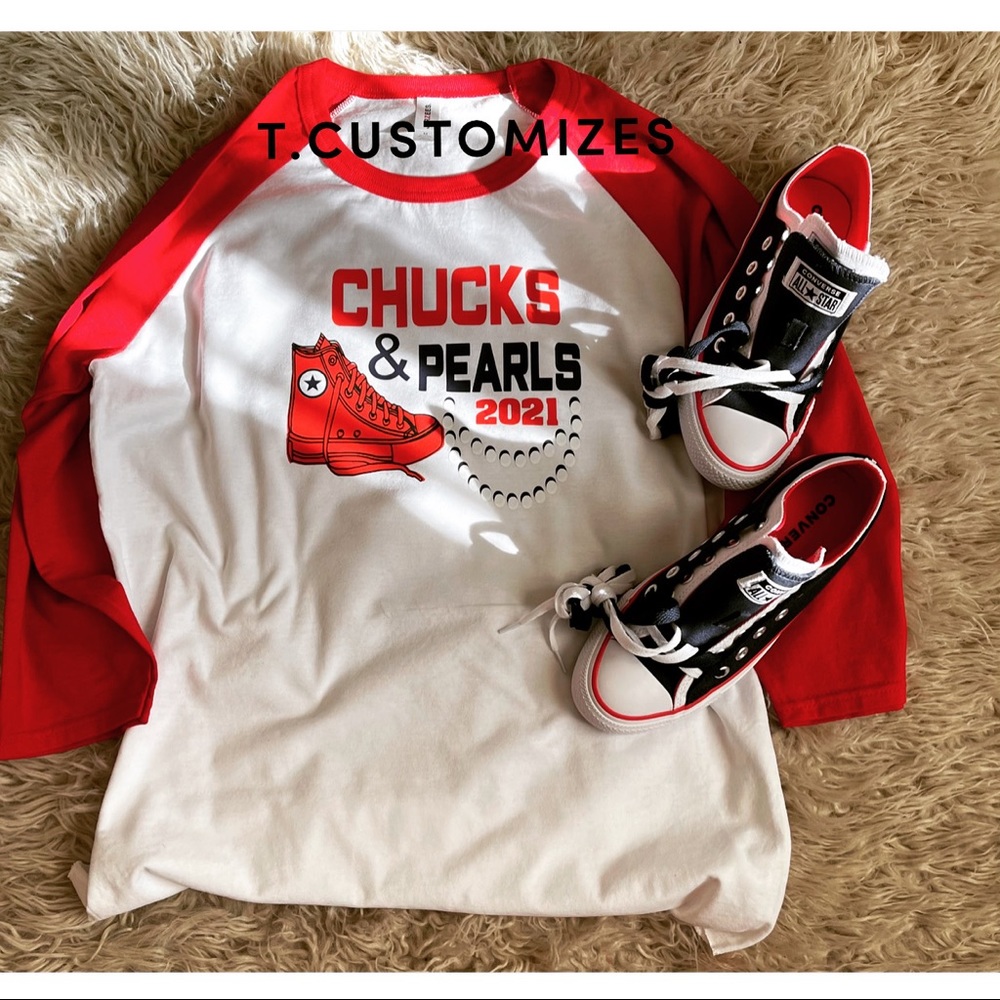 Chucks & Pearls Long Sleeves Shirt
